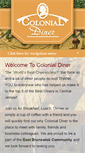 Mobile Screenshot of colonialdiner.com